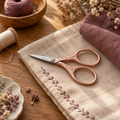 kvmvrz Rose-Gold Embroidery Scissors — lifestyle scene