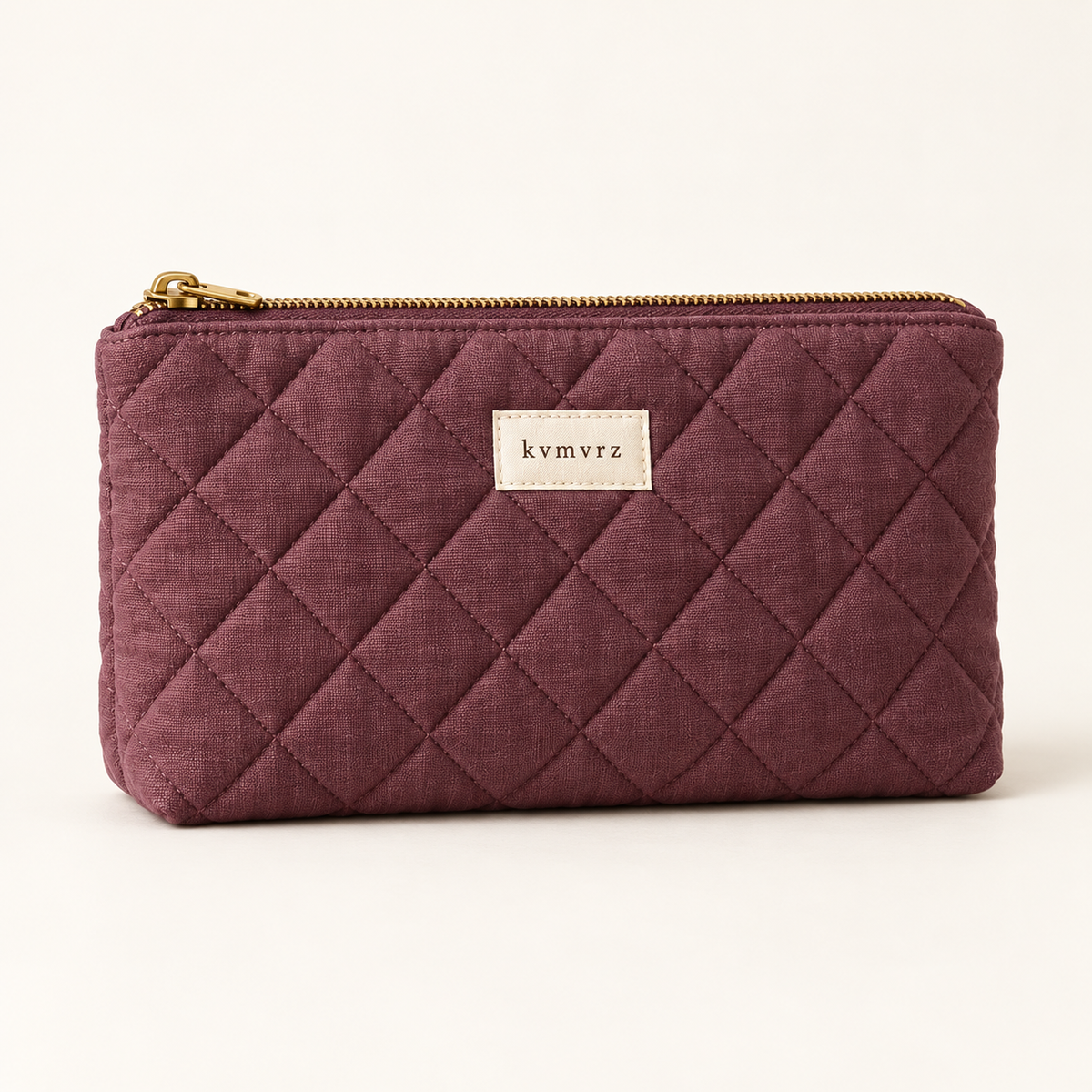 kvmvrz Quilted Sewing Notions Pouch — studio view